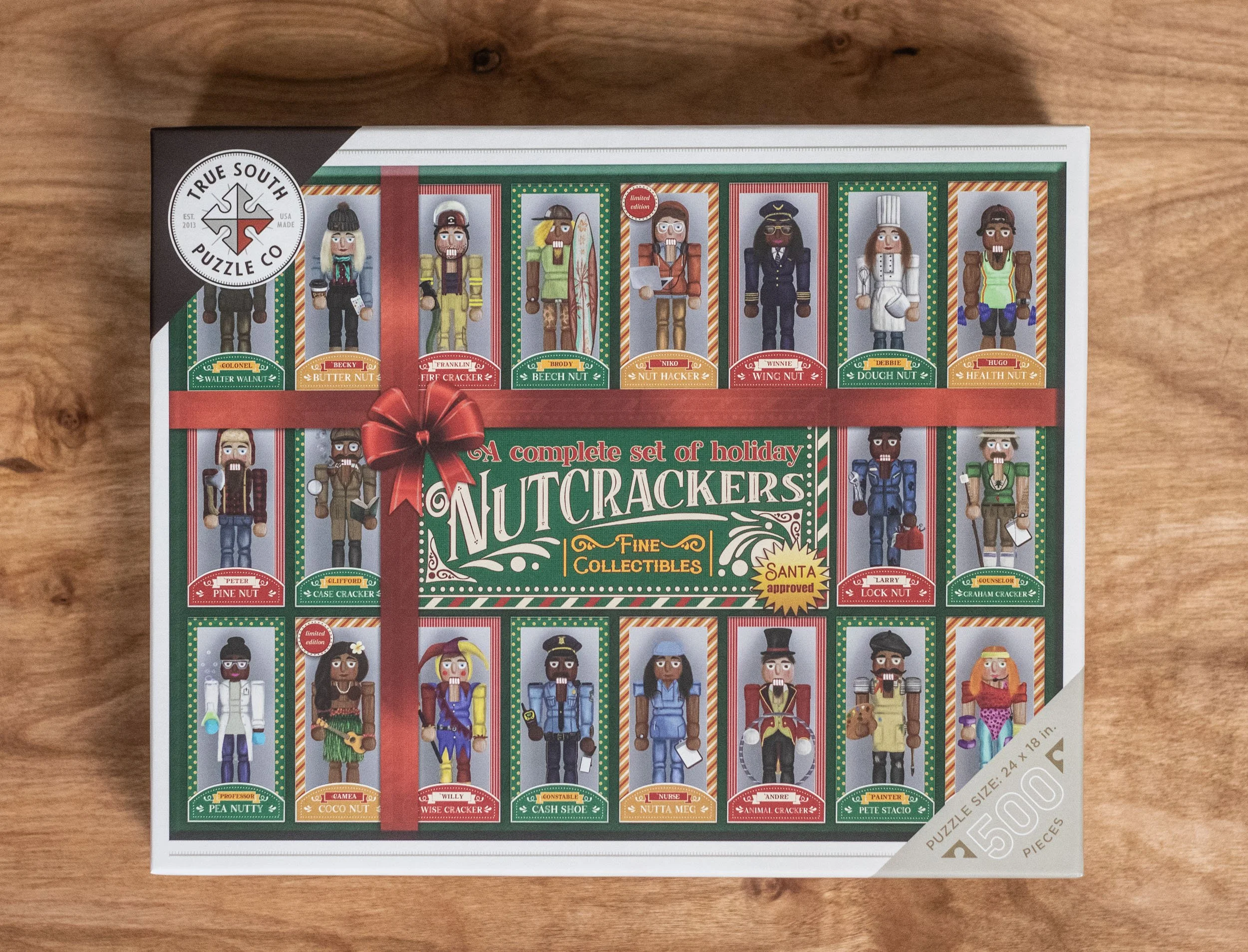 Holiday Nutcrackers 500-piece Puzzle — Connie Resch Art + Illustration